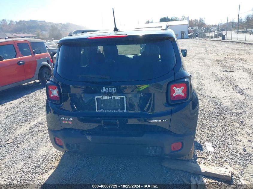 2020 Jeep Renegade Sport 4X4 VIN: ZACNJBA18LPL84160 Lot: 40687729