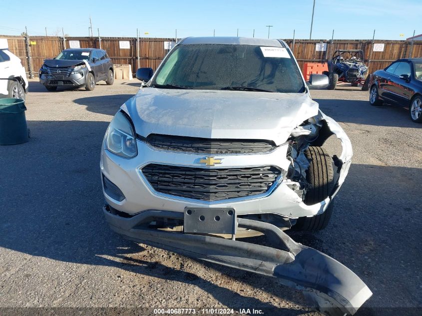 2017 Chevrolet Equinox Ls VIN: 2GNALBEK8H6102738 Lot: 40687773