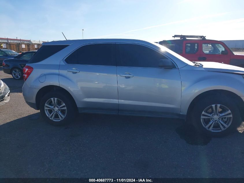 2017 Chevrolet Equinox Ls VIN: 2GNALBEK8H6102738 Lot: 40687773