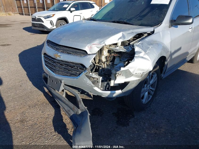 2017 Chevrolet Equinox Ls VIN: 2GNALBEK8H6102738 Lot: 40687773