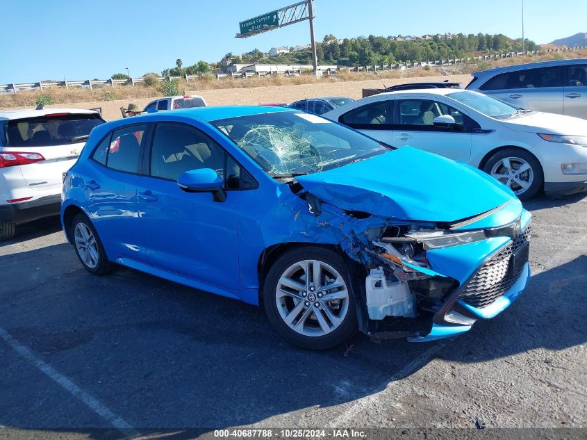 2019 Toyota Corolla Se VIN: JTNK4RBE4K3072780 Lot: 40687788