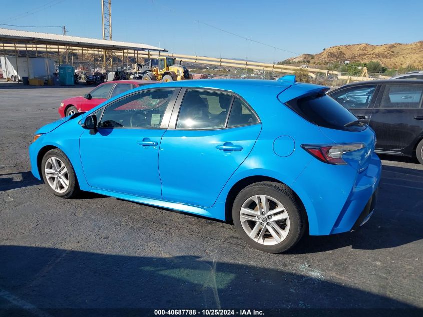 2019 Toyota Corolla Se VIN: JTNK4RBE4K3072780 Lot: 40687788