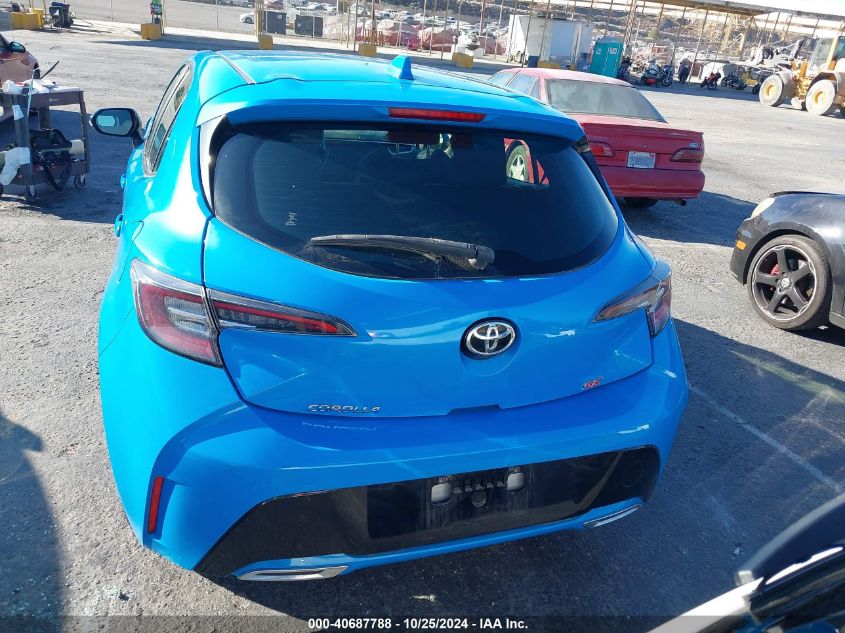 2019 Toyota Corolla Se VIN: JTNK4RBE4K3072780 Lot: 40687788