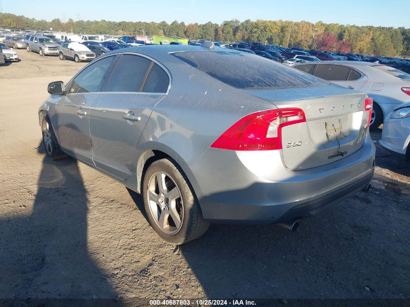 VIN YV1612FS4D2187694 2013 VOLVO S60 no.3