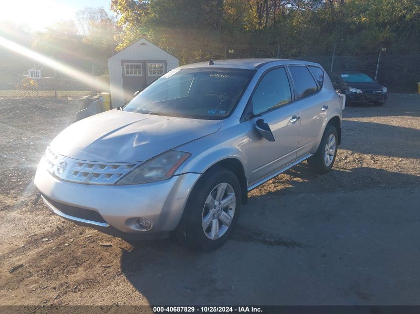 2007 Nissan Murano Sl VIN: JN8AZ08W77W602411 Lot: 40687829