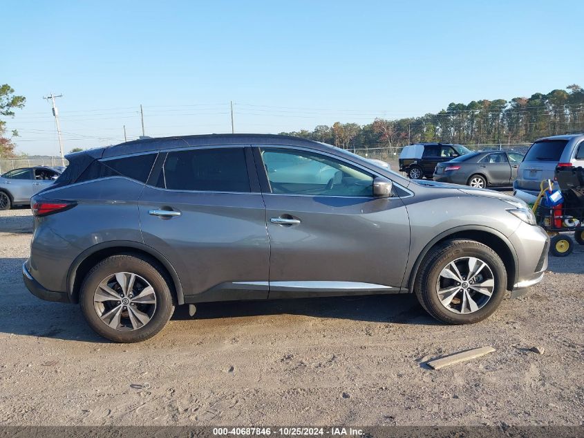 2022 Nissan Murano Sv VIN: 5N1AZ2BSXNC129613 Lot: 40687846