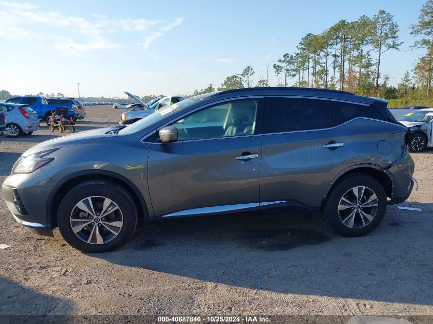 2022 Nissan Murano Sv VIN: 5N1AZ2BSXNC129613 Lot: 40687846