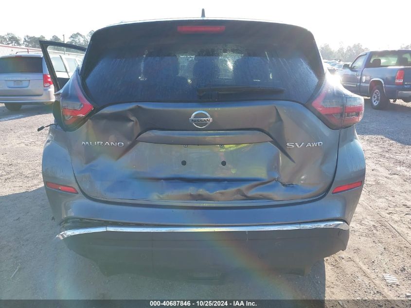 2022 Nissan Murano Sv VIN: 5N1AZ2BSXNC129613 Lot: 40687846