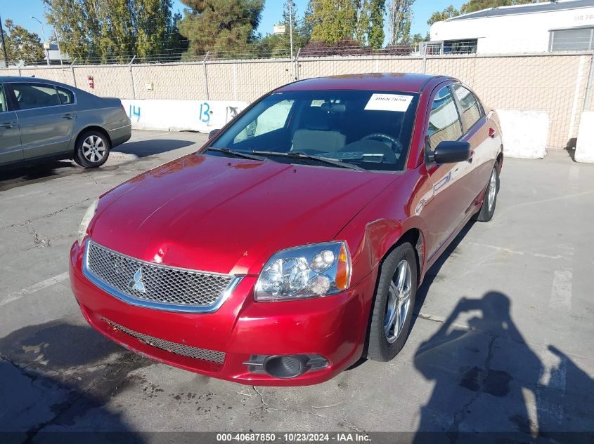 2012 Mitsubishi Galant Fe VIN: 4A32B2FF8CE022925 Lot: 40687850