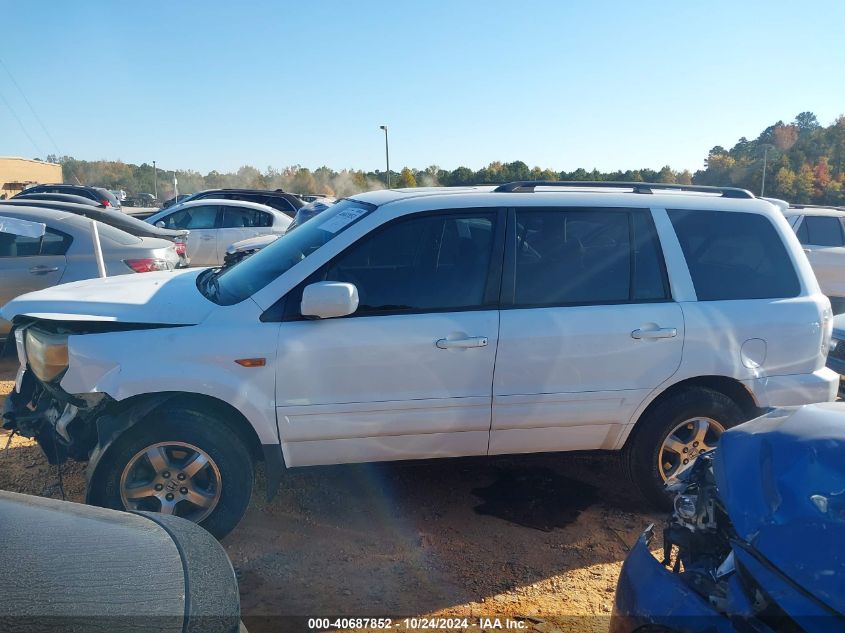 2006 Honda Pilot Ex-L VIN: 2HKYF18546H523752 Lot: 40687852