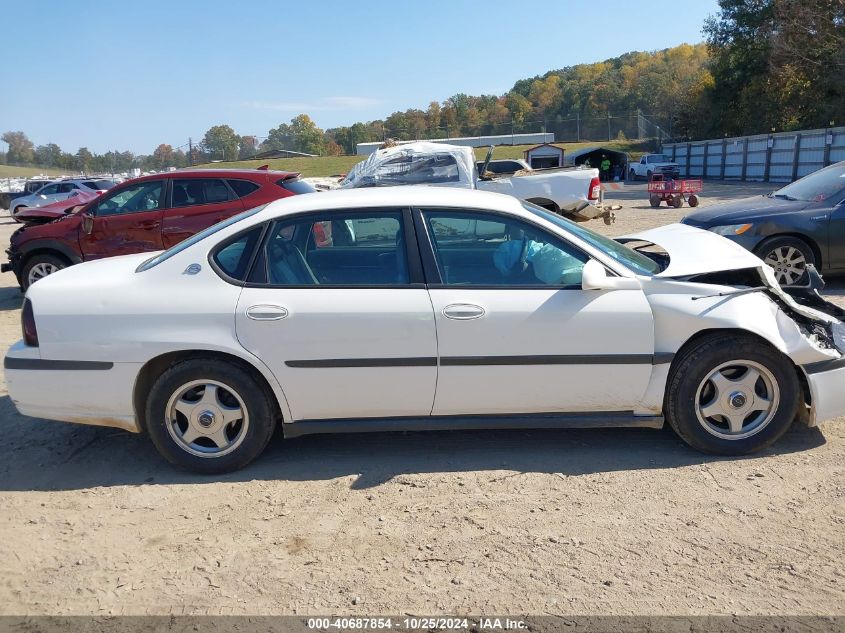 2004 Chevrolet Impala VIN: 2G1WF52E249364276 Lot: 40687854