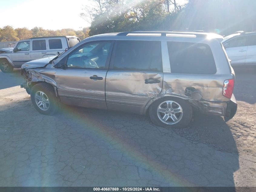 2005 Honda Pilot Ex VIN: 5FNYF18405B041896 Lot: 40687869