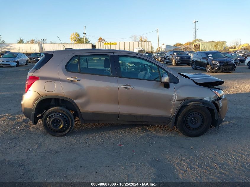 2018 Chevrolet Trax Ls VIN: 3GNCJKSB6JL386553 Lot: 40687889