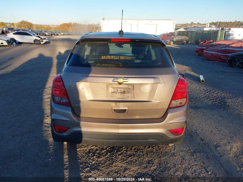 2018 Chevrolet Trax Ls VIN: 3GNCJKSB6JL386553 Lot: 40687889