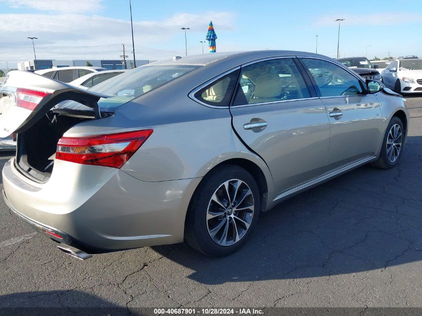 2016 Toyota Avalon Xle Premium VIN: 4T1BK1EB4GU224292 Lot: 40687901