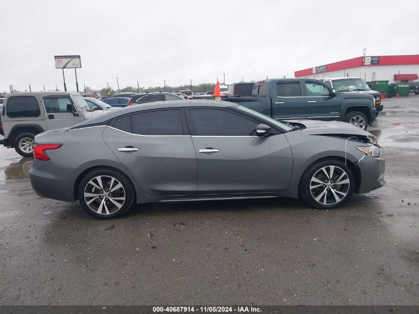 2018 Nissan Maxima 3.5 Sv VIN: 1N4AA6AP4JC362712 Lot: 40687914