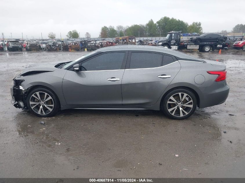 2018 Nissan Maxima 3.5 Sv VIN: 1N4AA6AP4JC362712 Lot: 40687914