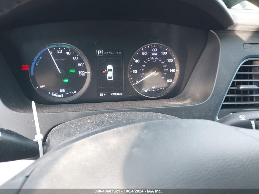 2016 Hyundai Sonata Hybrid Limited VIN: KMHE34L14GA030563 Lot: 40687921