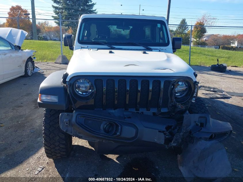 2021 Jeep Wrangler Unlimited Willys 4X4 VIN: 1C4HJXDG9MW822492 Lot: 40687932