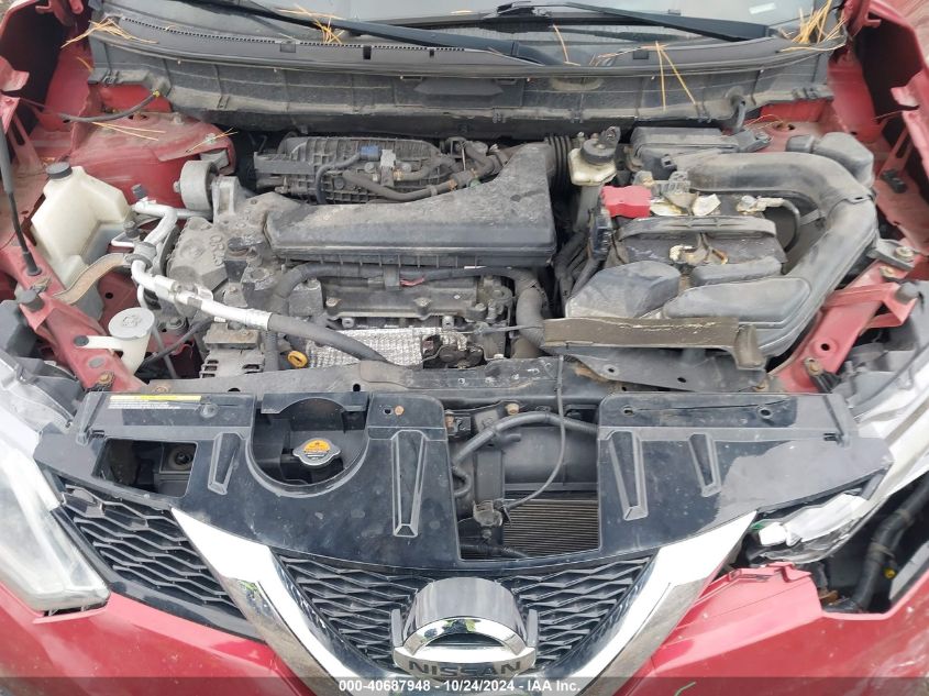 2015 Nissan Rogue Sv VIN: 5N1AT2MV7FC844732 Lot: 40687948