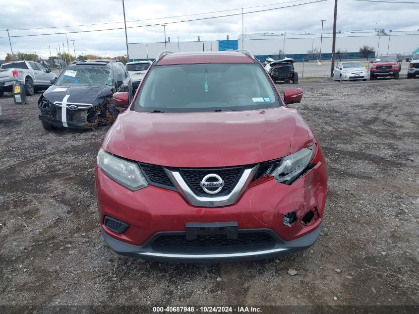 2015 Nissan Rogue Sv VIN: 5N1AT2MV7FC844732 Lot: 40687948