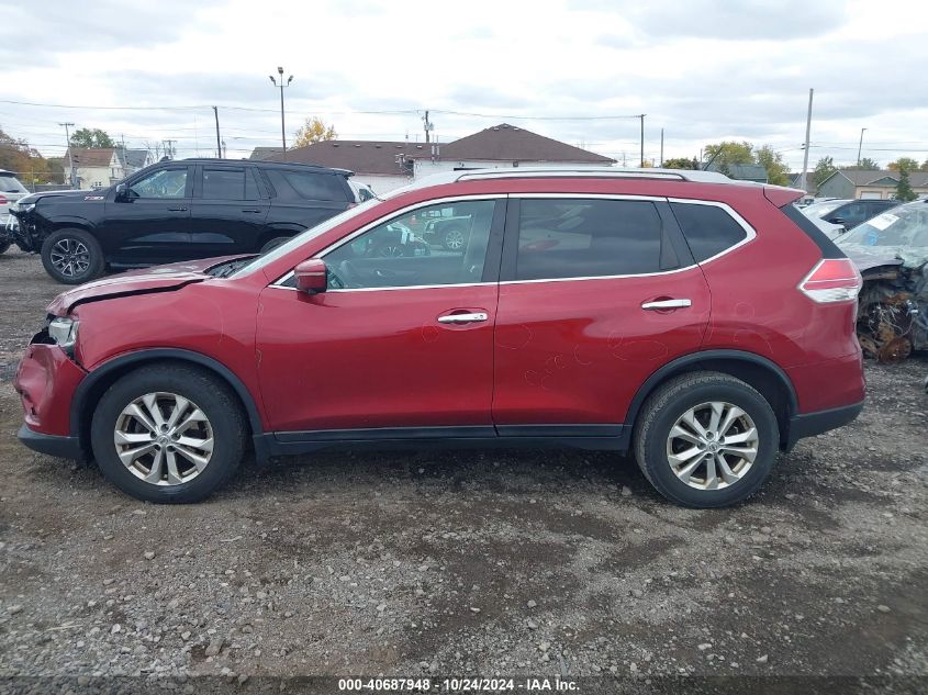 2015 Nissan Rogue Sv VIN: 5N1AT2MV7FC844732 Lot: 40687948