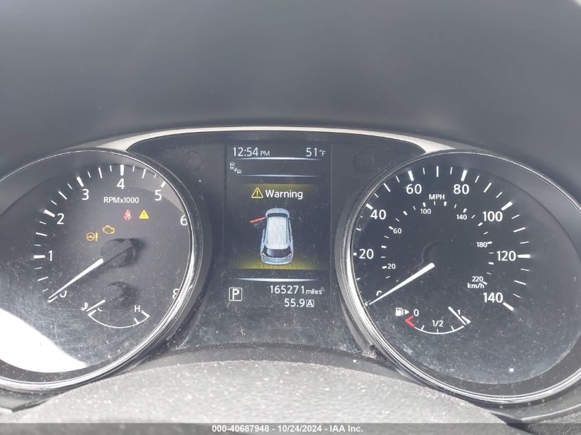 2015 Nissan Rogue Sv VIN: 5N1AT2MV7FC844732 Lot: 40687948