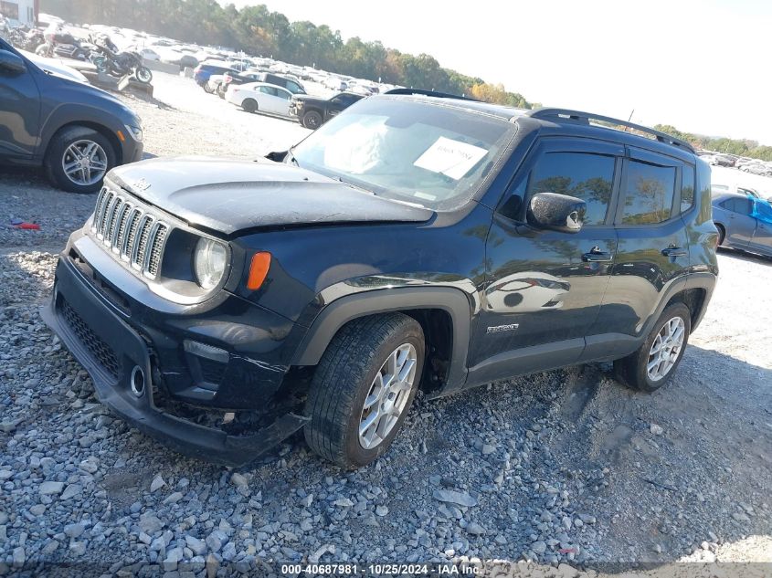 2019 Jeep Renegade Latitude Fwd VIN: ZACNJABBXKPK08226 Lot: 40687981