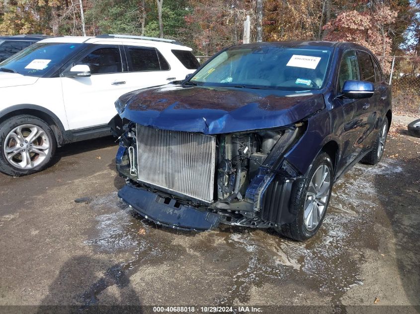 2017 Acura Mdx Technology Package VIN: 5FRYD4H54HB014719 Lot: 40688018