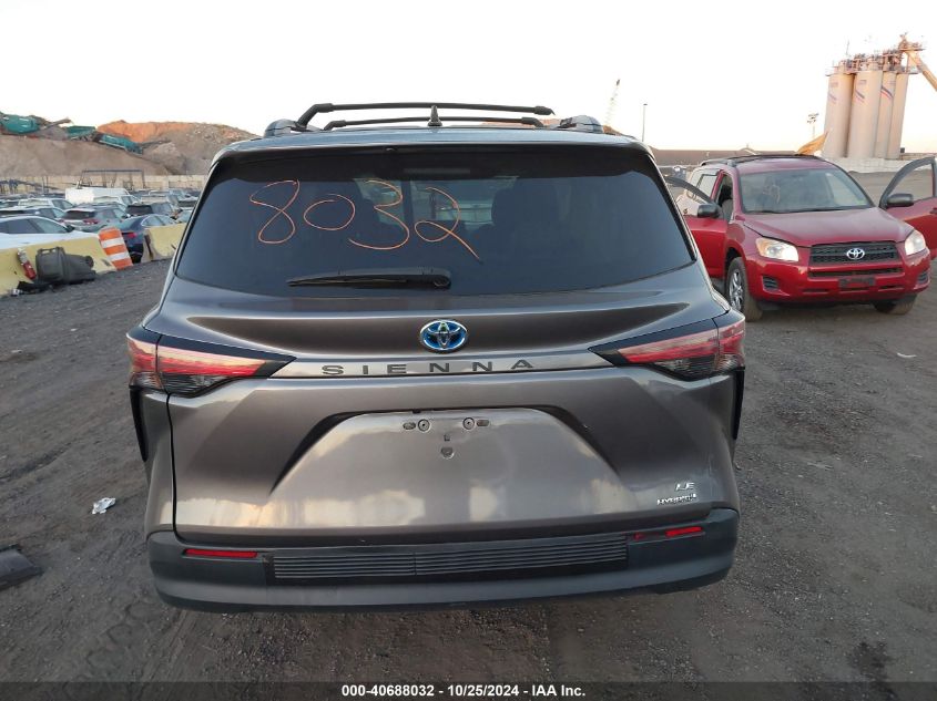 2021 Toyota Sienna Le VIN: 5TDKRKEC2MS072169 Lot: 40688032