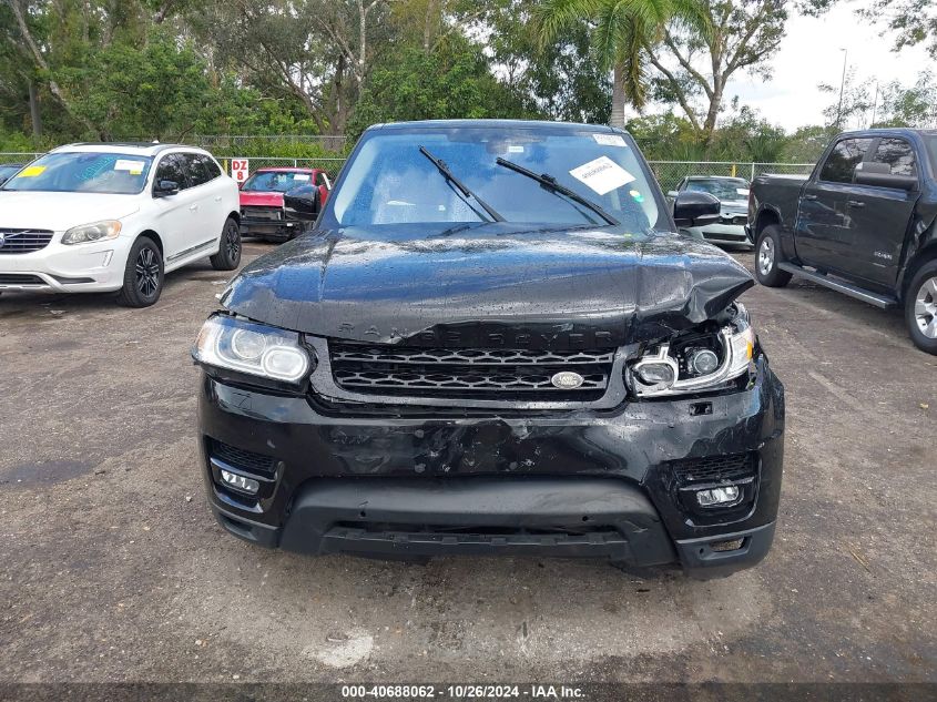 2017 Land Rover Range Rover Sport 3.0L V6 Supercharged Hse VIN: SALWR2FV6HA686297 Lot: 40688062