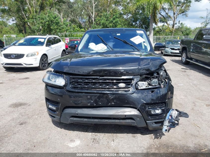 2017 Land Rover Range Rover Sport 3.0L V6 Supercharged Hse VIN: SALWR2FV6HA686297 Lot: 40688062