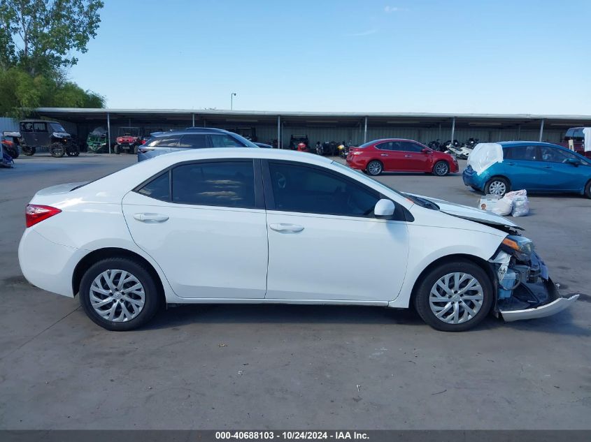 2019 Toyota Corolla Le VIN: 5YFBURHE7KP915941 Lot: 40688103