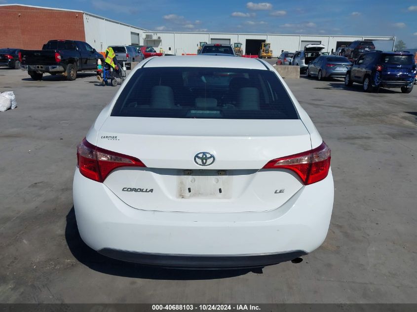 2019 Toyota Corolla Le VIN: 5YFBURHE7KP915941 Lot: 40688103