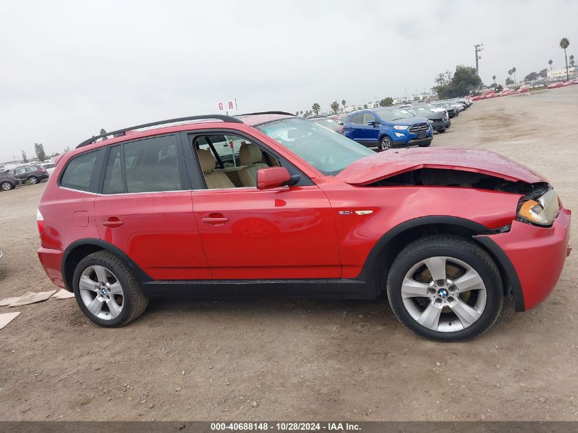 2006 BMW X3 3.0I VIN: WBXPA93486WD26378 Lot: 40688148