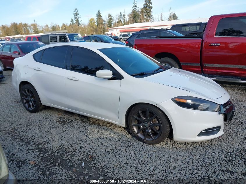 2015 Dodge Dart Se VIN: 1C3CDFAAXFD433763 Lot: 40688158