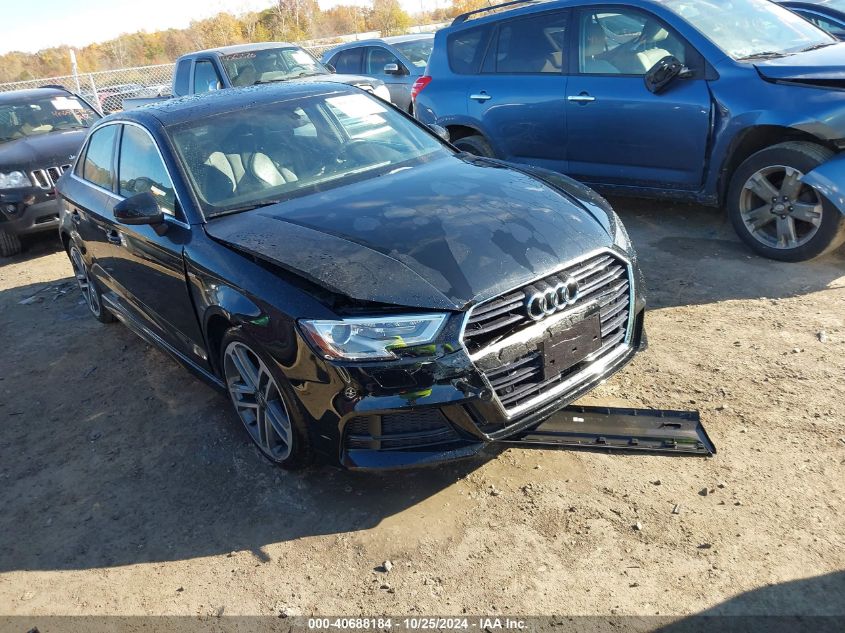 2018 Audi A3 2.0T Premium/2.0T Tech Premium VIN: WAUJ8GFF1J1015875 Lot: 40688184