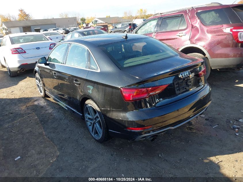 2018 Audi A3 2.0T Premium/2.0T Tech Premium VIN: WAUJ8GFF1J1015875 Lot: 40688184