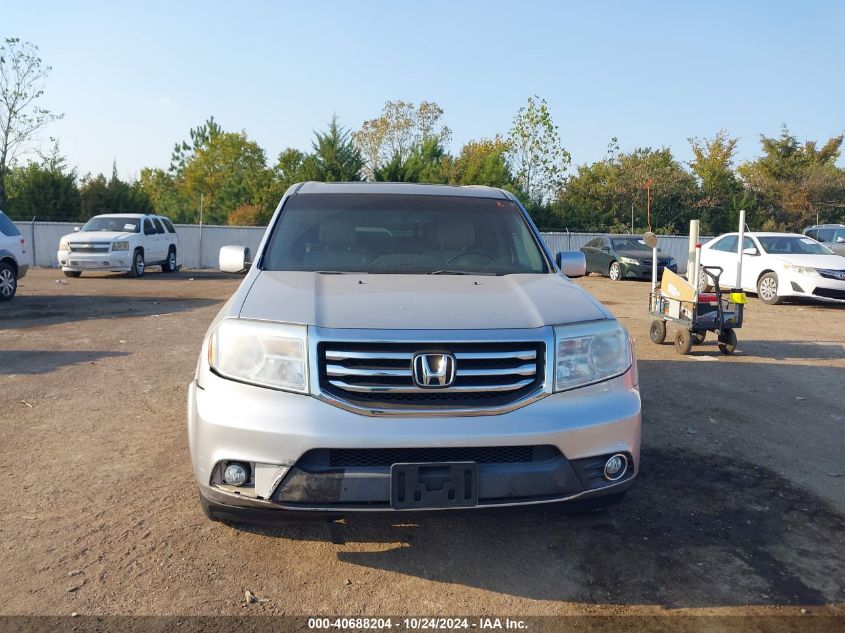 2012 Honda Pilot Ex-L VIN: 5FNYF3H67CB030114 Lot: 40688204