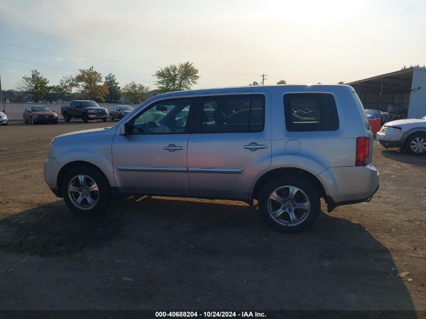 2012 Honda Pilot Ex-L VIN: 5FNYF3H67CB030114 Lot: 40688204