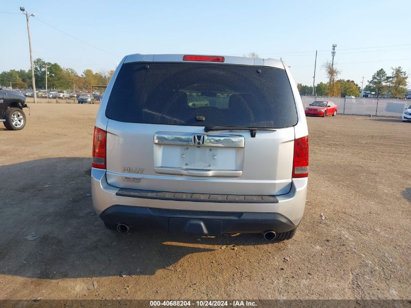 2012 Honda Pilot Ex-L VIN: 5FNYF3H67CB030114 Lot: 40688204