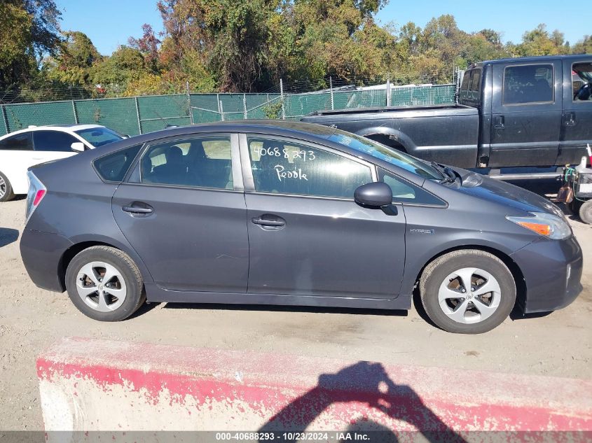 2014 Toyota Prius VIN: JTDKN3DU1E0391014 Lot: 40688293