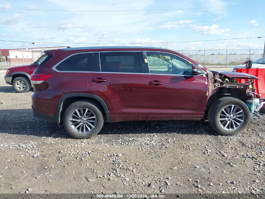 2018 Toyota Highlander Xle VIN: 5TDJZRFH5JS844920 Lot: 40688304