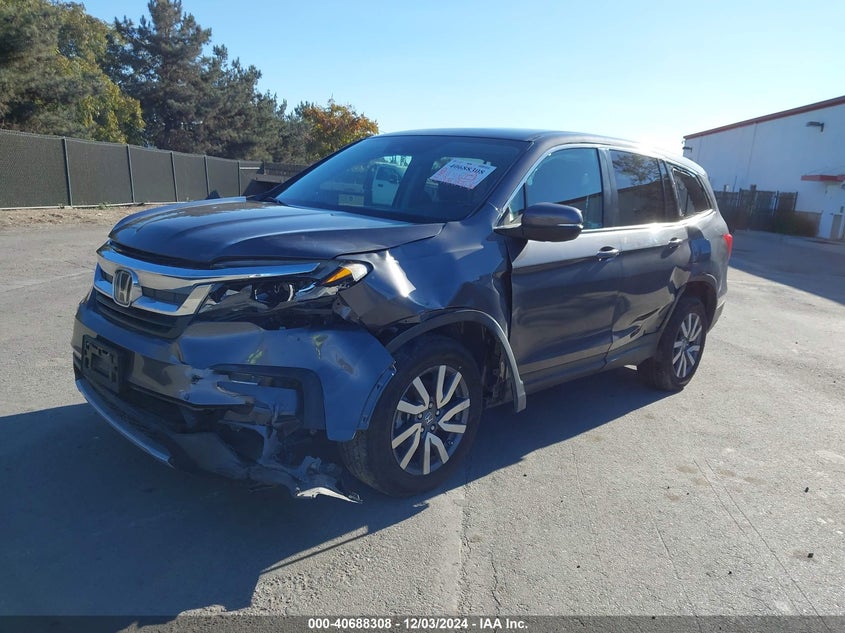 VIN 5FNYF6H54KB061859 2019 HONDA PILOT EX-L