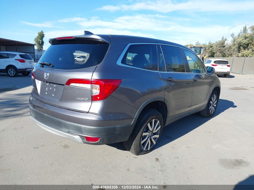 VIN 5FNYF6H54KB061859 2019 HONDA PILOT EX-L