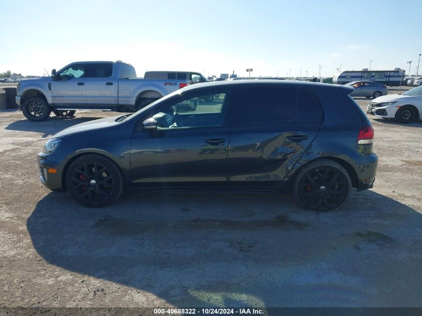 2013 Volkswagen Gti VIN: WVWHD7AJ0DW126532 Lot: 40688322