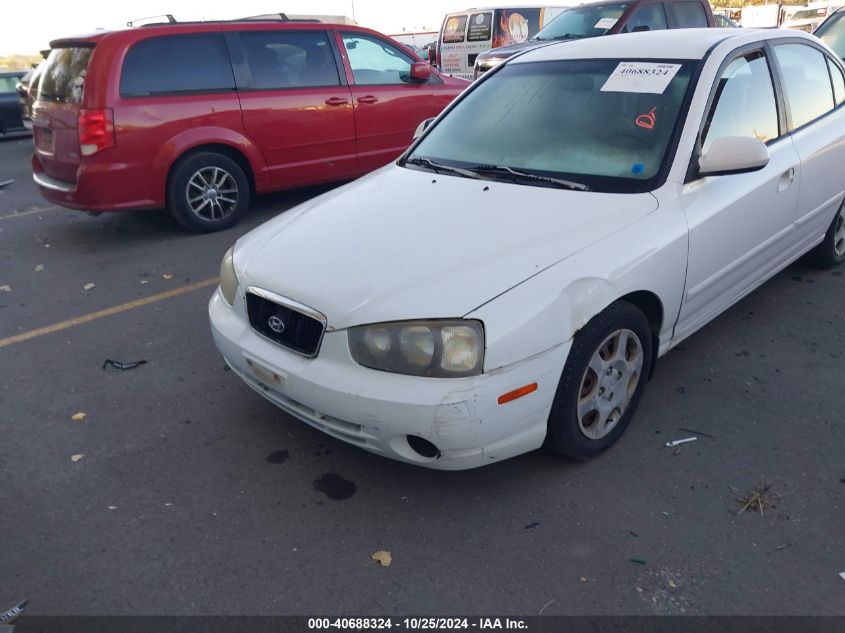 2001 Hyundai Elantra Gls VIN: KMHDN45D81U128899 Lot: 40688324