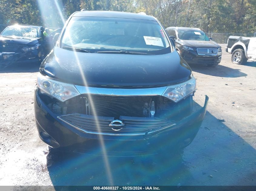 2014 Nissan Quest Sl VIN: JN8AE2KP5E9101568 Lot: 40688327