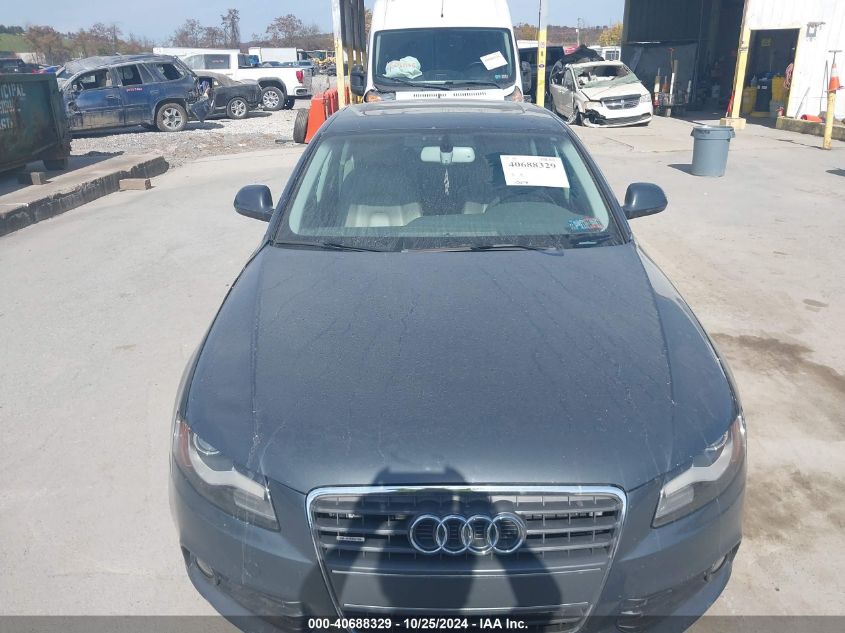 2009 Audi A4 2.0T Premium VIN: WAUSF78K99A091537 Lot: 40688329