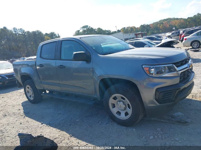 2021 Chevrolet Colorado 2Wd Short Box Wt VIN: 1GCGSBEN7M1283747 Lot: 40688393